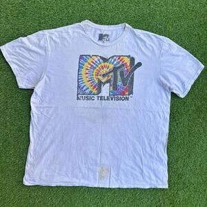 Vintage MTV Tie-Dye Logo T-Shirt
